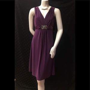 Scarlett Nite Purple Rhinestone party dress- sz 10